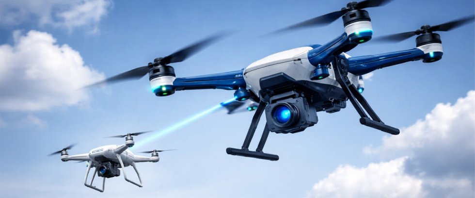 Einsatz von Polizeidrohne