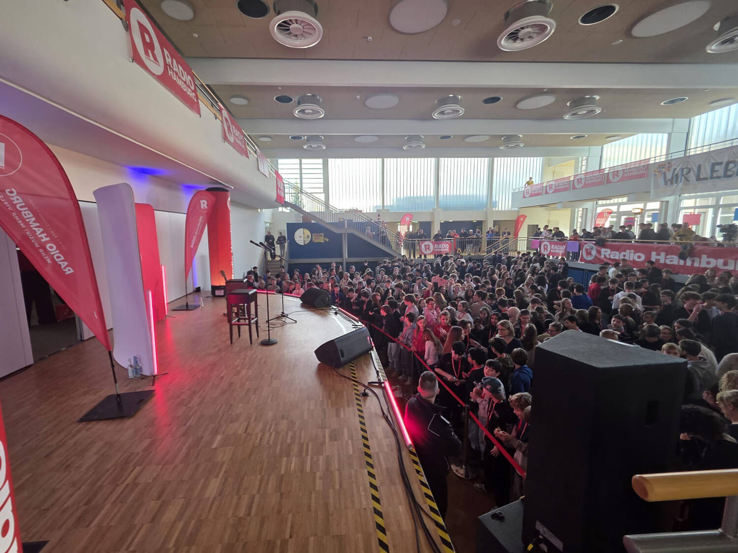 Künstlersicherheit Schulhofkonzert